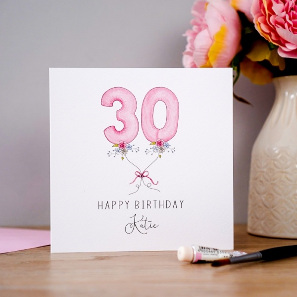 Personalised Birthday Card - 18th, 21st, 30th, 40th, 50th